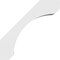 Ekena Millwork 6-in. W x 28-in. D x 28-in. H Legacy Architectural Grade PVC Knee Brace BRCP06X28X28LEC - alternate 6